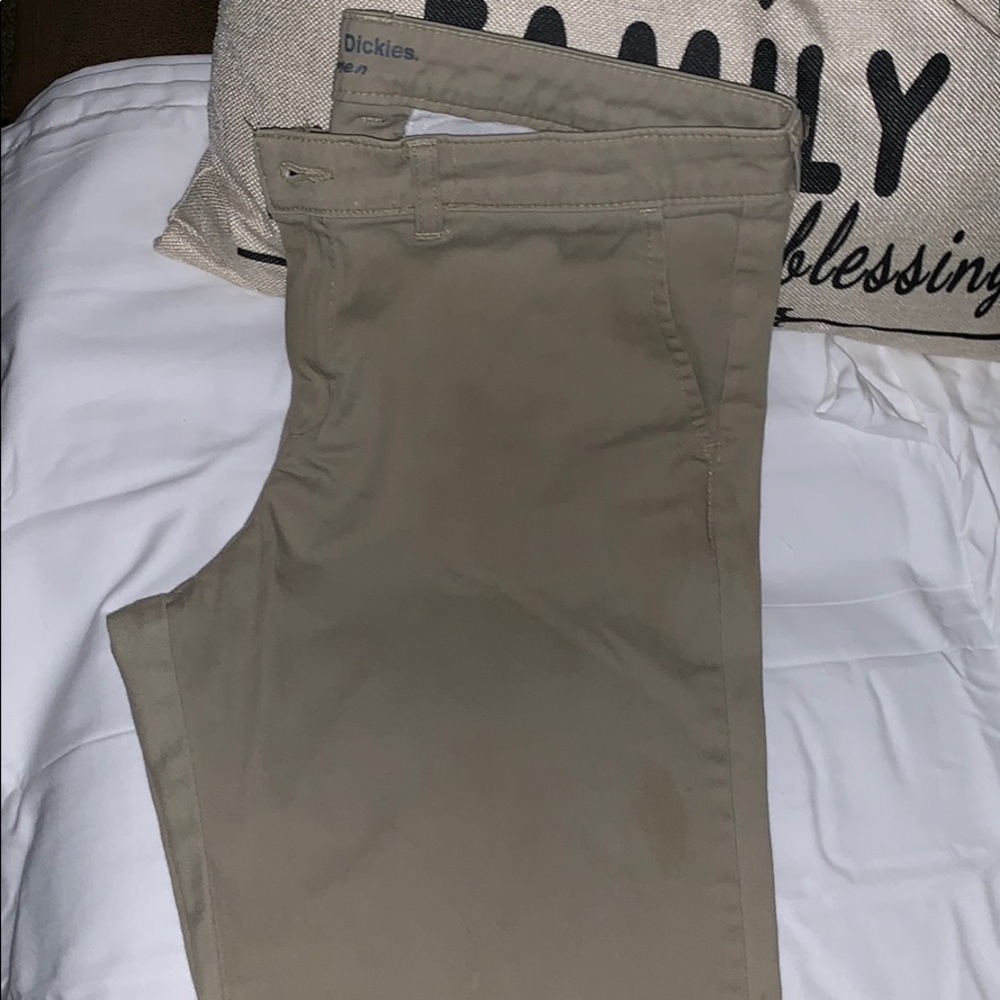 Dickies Tan slacks. Size 10 slim